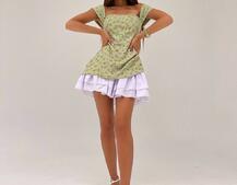 Сукня з квітковим принтом  | PUSHKA SHOP