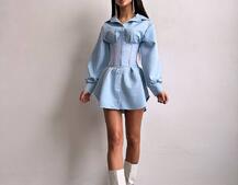 Приталена сорочка + корсет  | PUSHKA SHOP