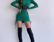 Сукня-міні  з елементами корсету  Довжину спідниці можна регулювати  Сукня-міні  з елементами корсету  Довжину спідниці можна регулювати  | PUSHKA SHOP