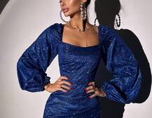 Сяючий комплект: корсет + спідниця міні з драпіруванням  | PUSHKA SHOP