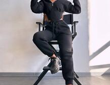 Комплект на флісі : худі з елементами корсету + штани  Комплект на флісі : худі з елементами корсету + штани  | PUSHKA SHOP