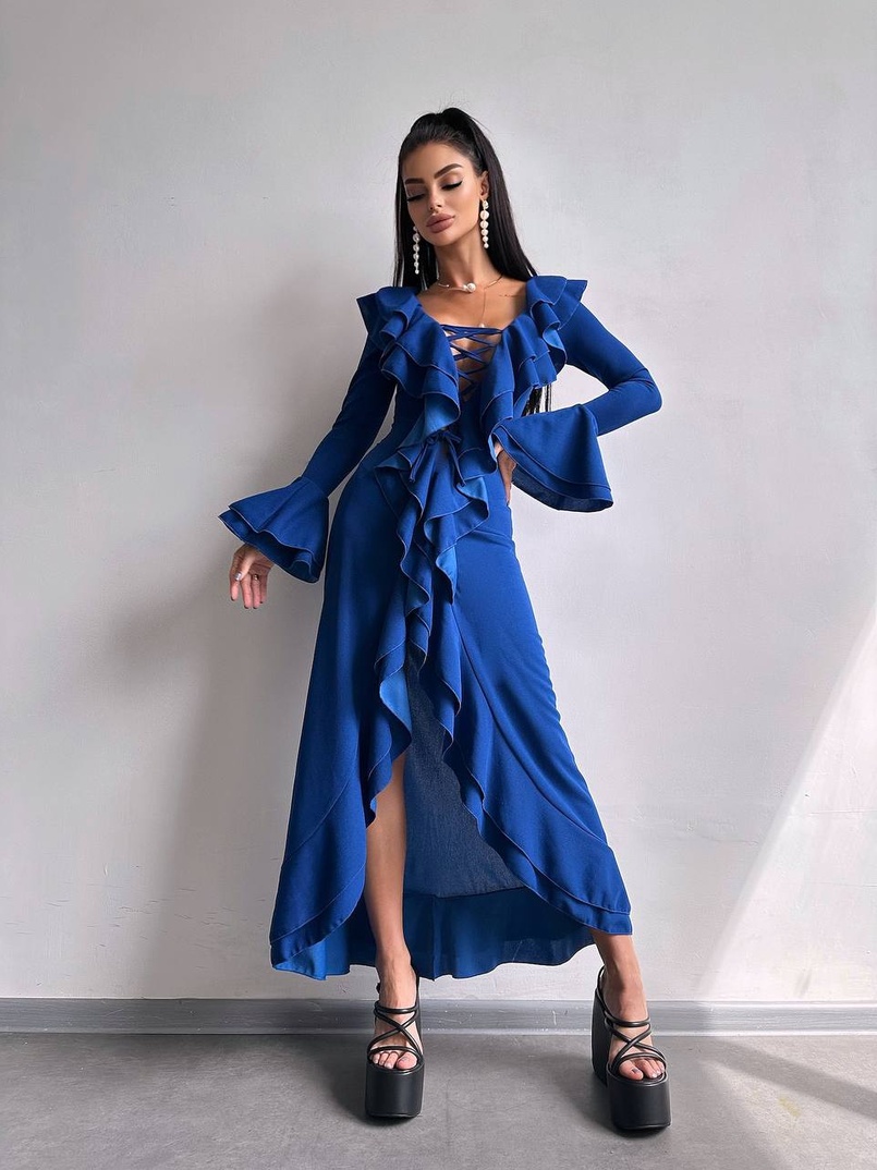 Сукня з воланами  Сукня з воланами  | PUSHKA SHOP