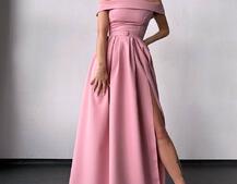 Сукня максі з відкритими плечима  Сукня максі з відкритими плечима  | PUSHKA SHOP