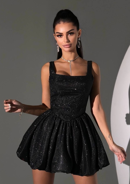 Сяюча корсетна  сукня міні  | PUSHKA SHOP