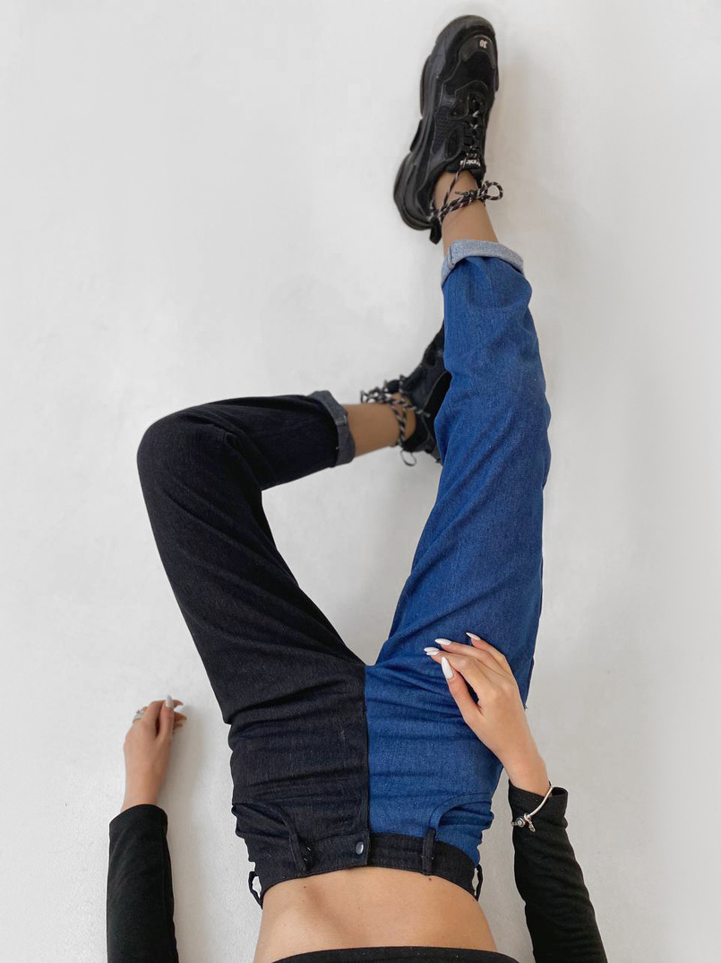 Комбинированные джинсы Комбинированные джинсы | PUSHKA SHOP