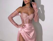 Комплект: мереживний корсет  +  спідниця максі   | PUSHKA SHOP