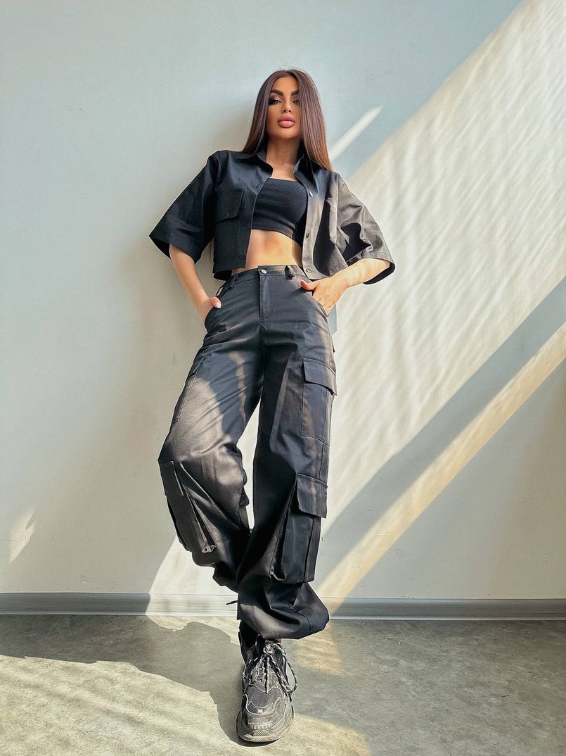 Комплект:  сорочка та штани карго Комплект:  сорочка та штани карго | PUSHKA SHOP