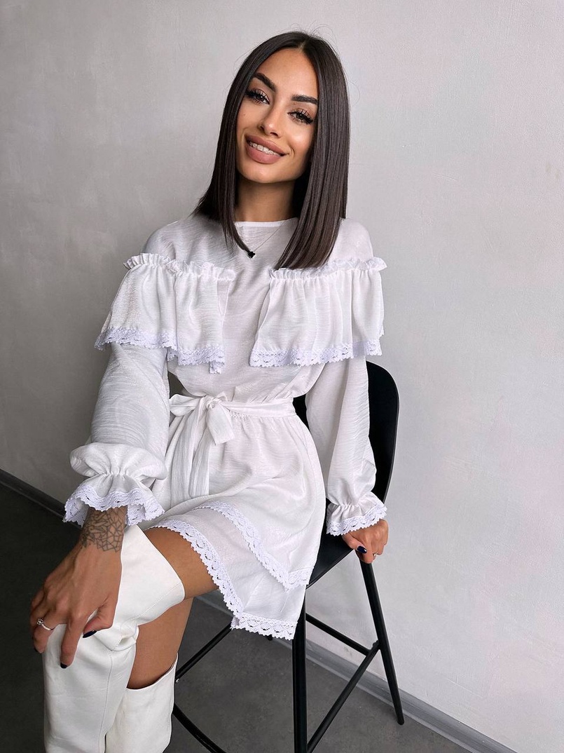 Сукня декорована мереживом Сукня декорована мереживом | PUSHKA SHOP