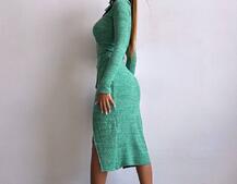 Трикотажна сукня із запахом | PUSHKA SHOP