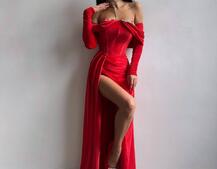 Оксамитова сукня максі декорована стразами  Ручна робота  | PUSHKA SHOP