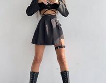 Костюм : піджак + спідниця-шорти із застібкою на ніжці Костюм : піджак + спідниця-шорти із застібкою на ніжці | PUSHKA SHOP