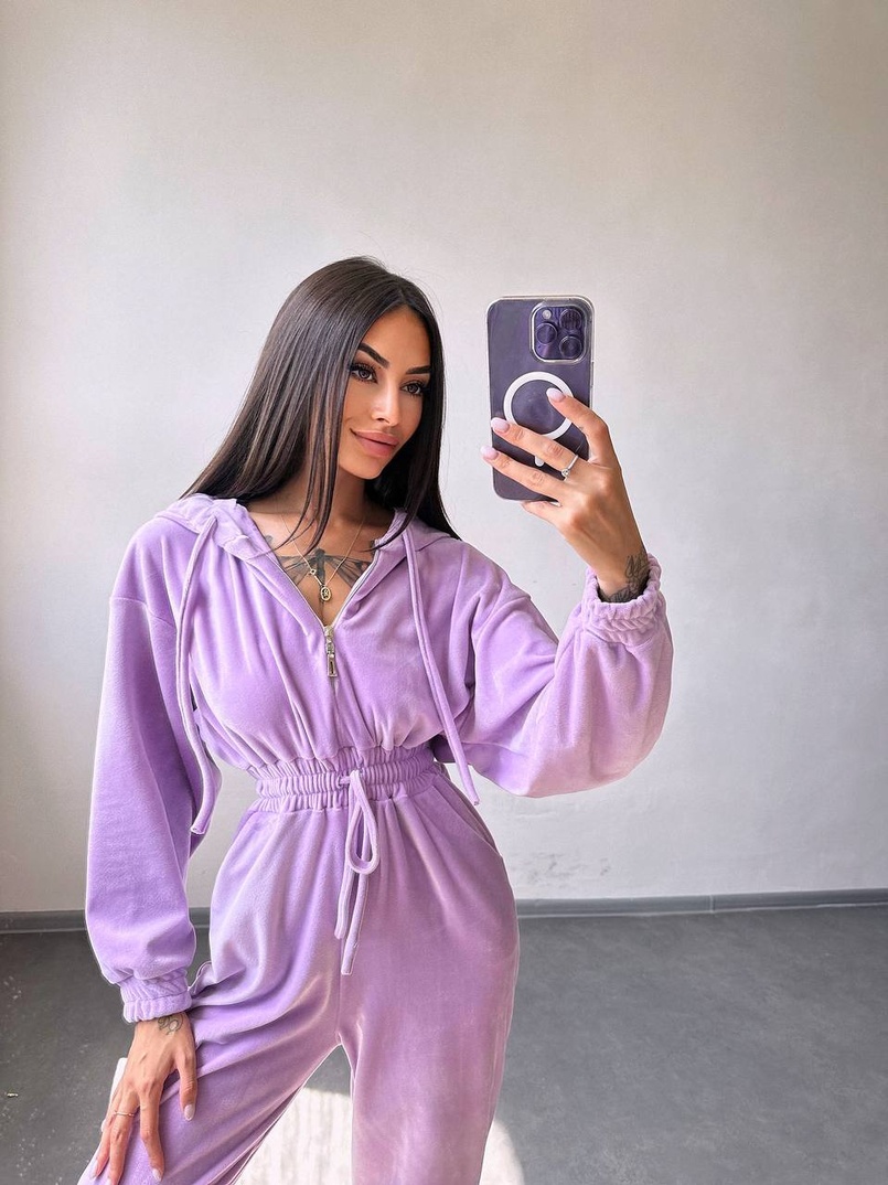 Велюровий комбінезон   Велюровий комбінезон   | PUSHKA SHOP