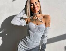 Сяюча корсетна сукня бюстьє | PUSHKA SHOP