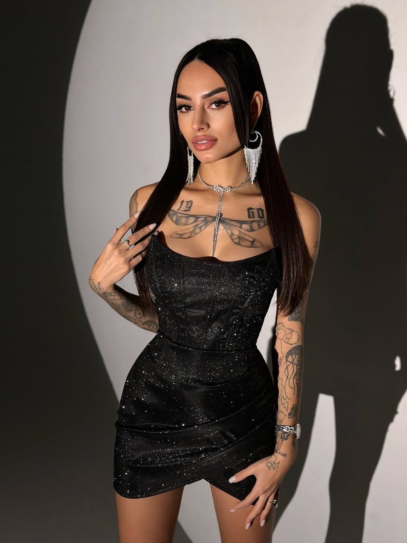 Сяючий комплект: корсет + спідниця   | PUSHKA SHOP