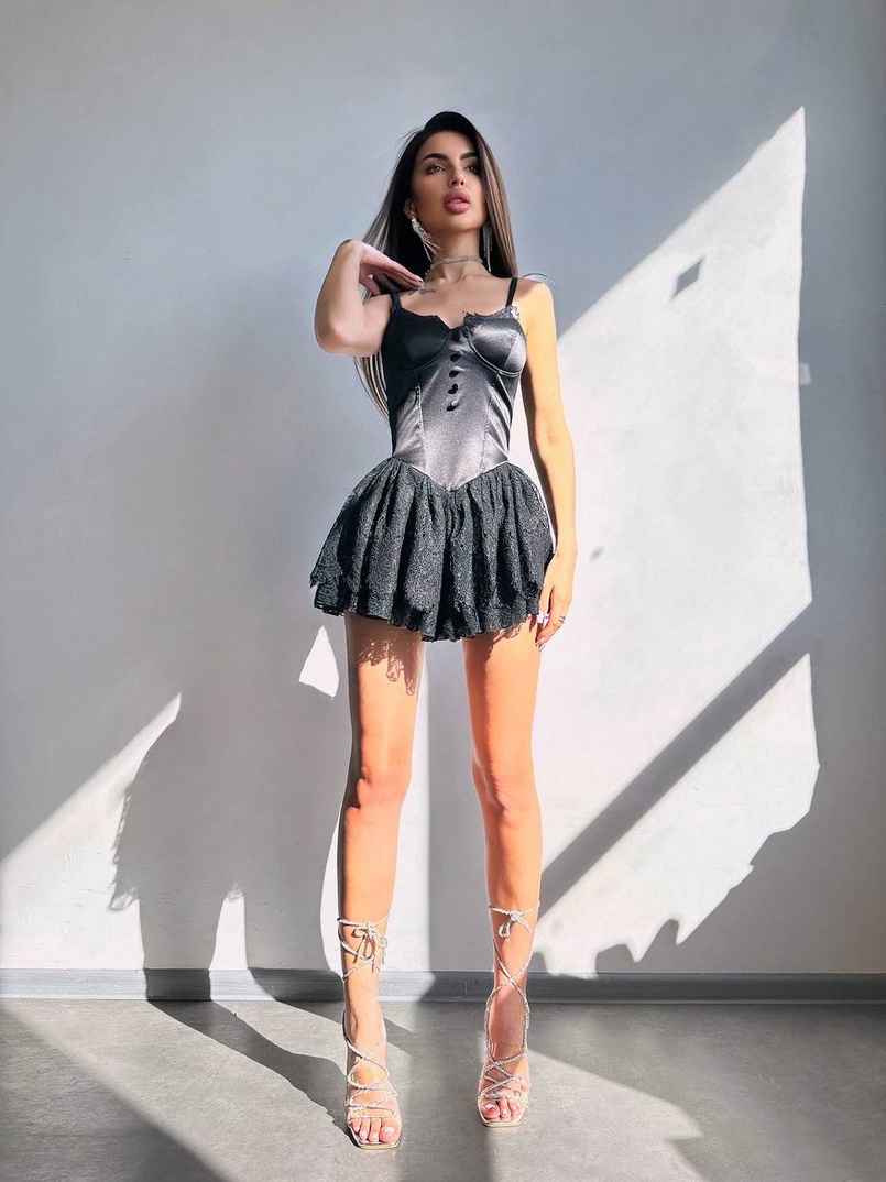 Атласний ромпер бюстьє  Атласний ромпер бюстьє  | PUSHKA SHOP