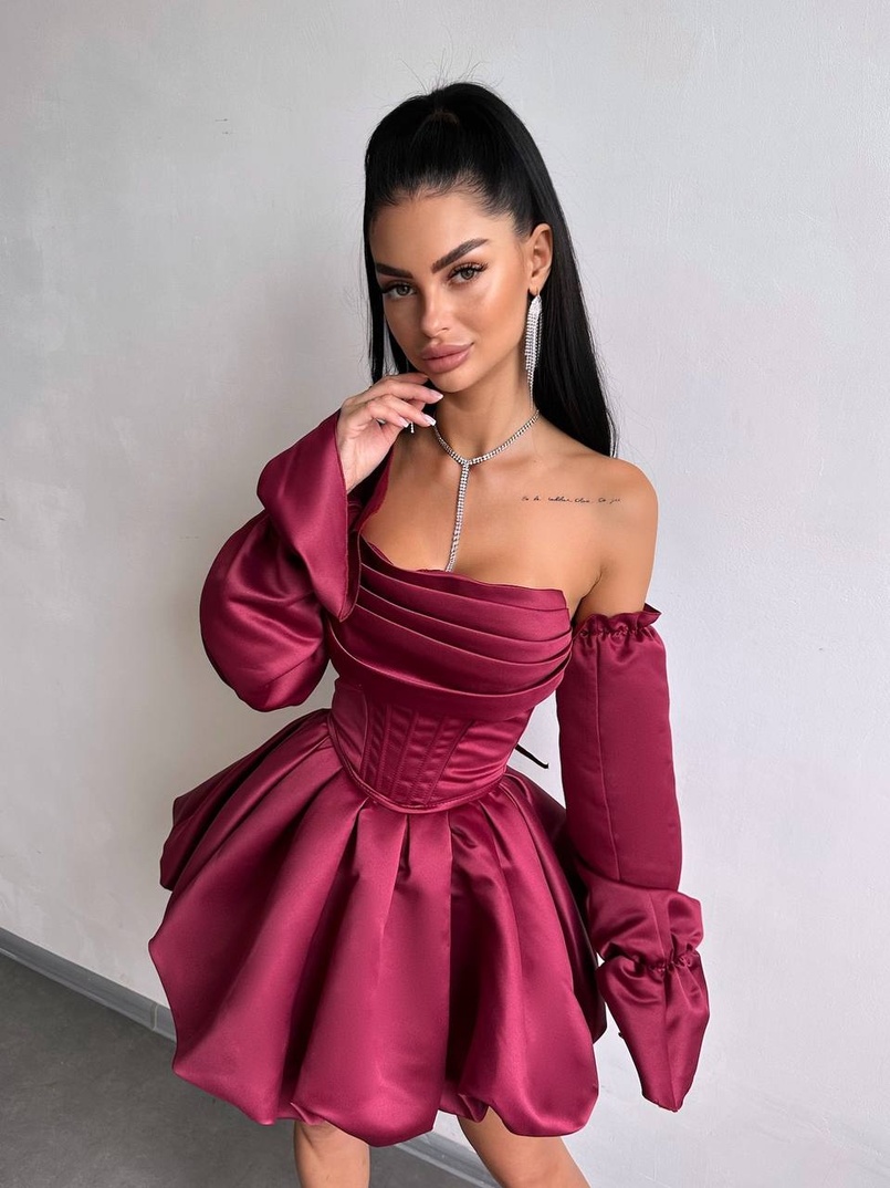 Комплект : корсет з рукавами  + спідниця балон  | PUSHKA SHOP