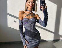 Сяюча корсетна сукня бюстьє Сяюча корсетна сукня бюстьє | PUSHKA SHOP