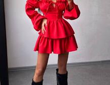 Сукня з чокером  | PUSHKA SHOP