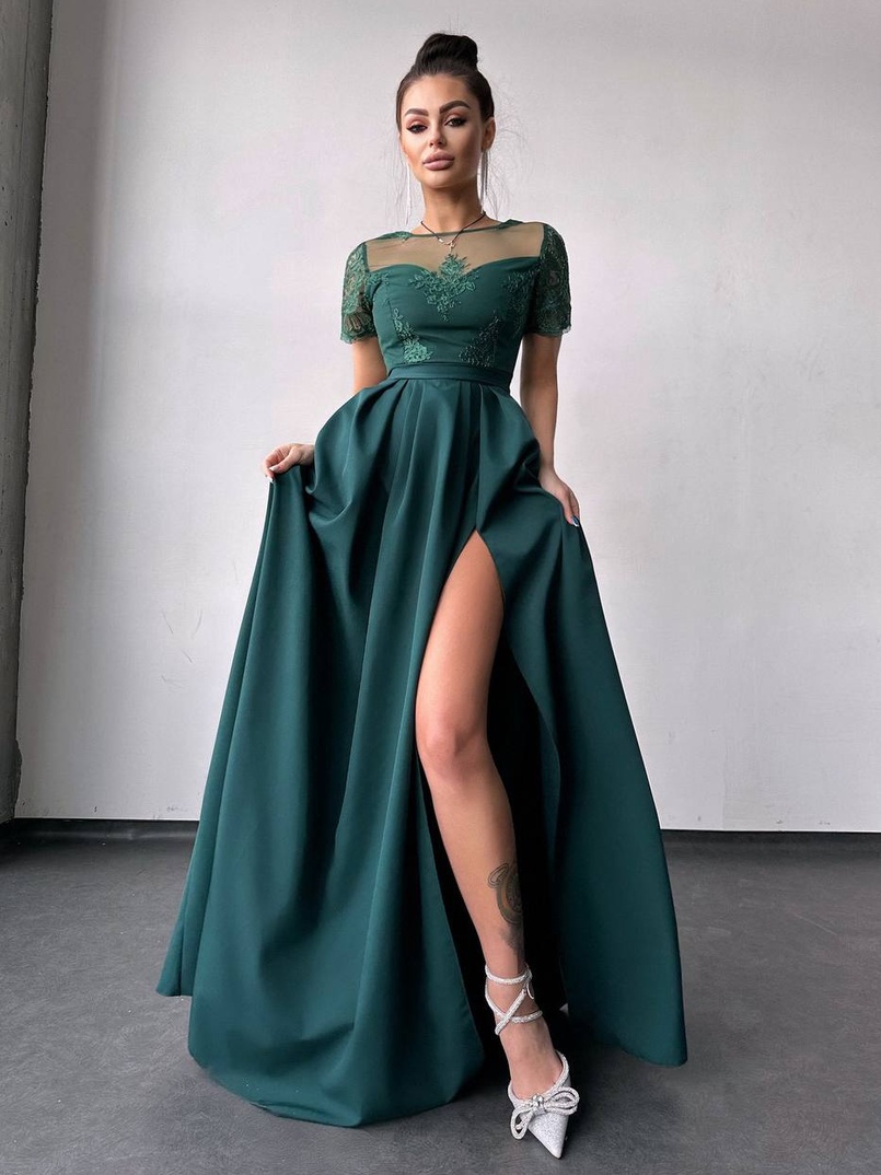 Сукня максі з мереживом  Сукня максі з мереживом  | PUSHKA SHOP