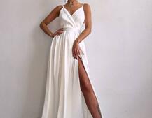 Атласна сукня максі  Атласна сукня максі  | PUSHKA SHOP