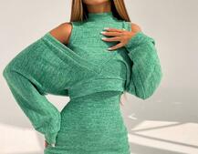 Трикотажна сукня-двійка  Трикотажна сукня-двійка  | PUSHKA SHOP