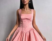 Корсетна сукня с пишною спідницею-балоном | PUSHKA SHOP