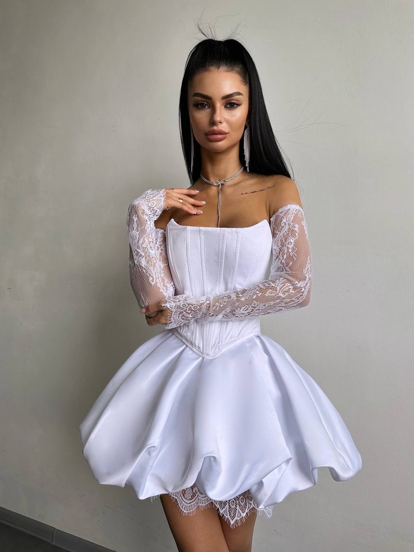 Комплект: корсет з рукавичками + спідниця  | PUSHKA SHOP