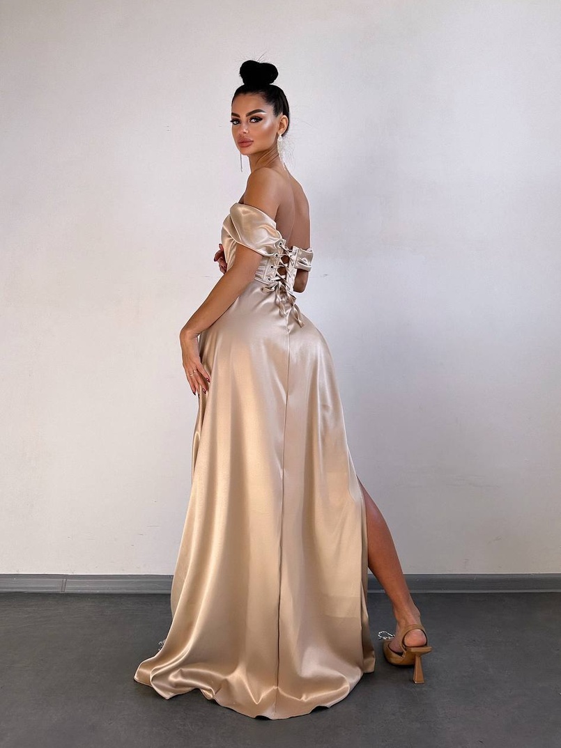 Комплект: корсет + спідниця максі з драпіруванням   Комплект: корсет + спідниця максі з драпіруванням   | PUSHKA SHOP