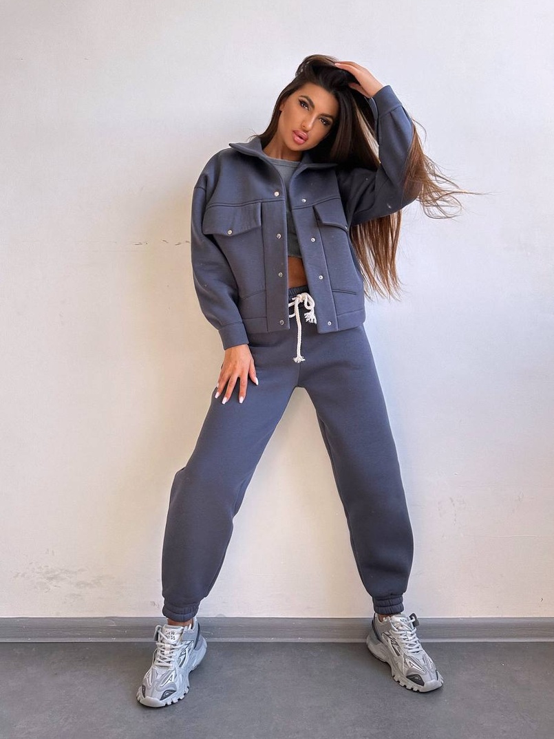 Комплект: тепла сорочка на кнопках + джоггери Комплект: тепла сорочка на кнопках + джоггери | PUSHKA SHOP