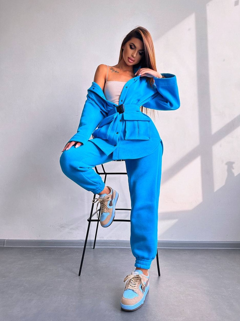 Комплект: тепла сорочка на кнопках + джоггери Комплект: тепла сорочка на кнопках + джоггери | PUSHKA SHOP