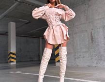 Сукня-сорочка зі шнурівкою Сукня-сорочка зі шнурівкою | PUSHKA SHOP