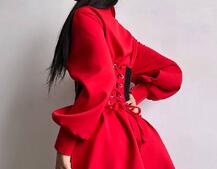 Приталена сорочка + корсет  | PUSHKA SHOP