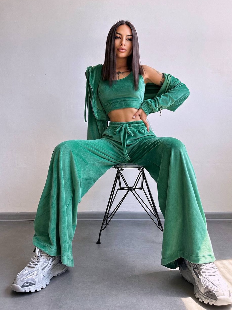 Велюровий комплект трійка  Велюровий комплект трійка  | PUSHKA SHOP