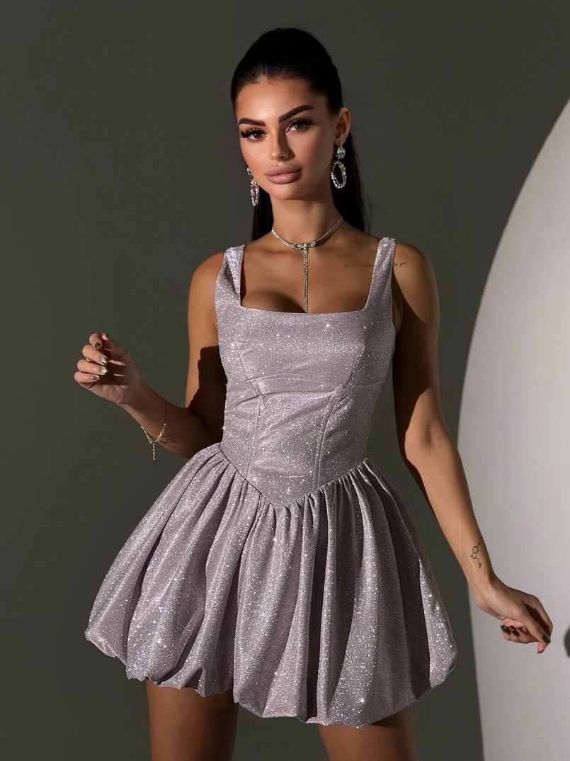 Сяюча корсетна сукня міні Сяюча корсетна сукня міні | PUSHKA SHOP