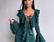 Сукня з воланами  Сукня з воланами  | PUSHKA SHOP