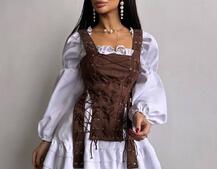 Комплект: сукня + корсет  Комплект: сукня + корсет  | PUSHKA SHOP