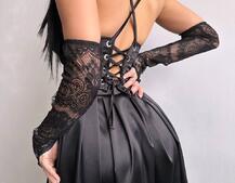 Атласний комплект: корсет + спідниця максі Атласний комплект: корсет + спідниця максі | PUSHKA SHOP