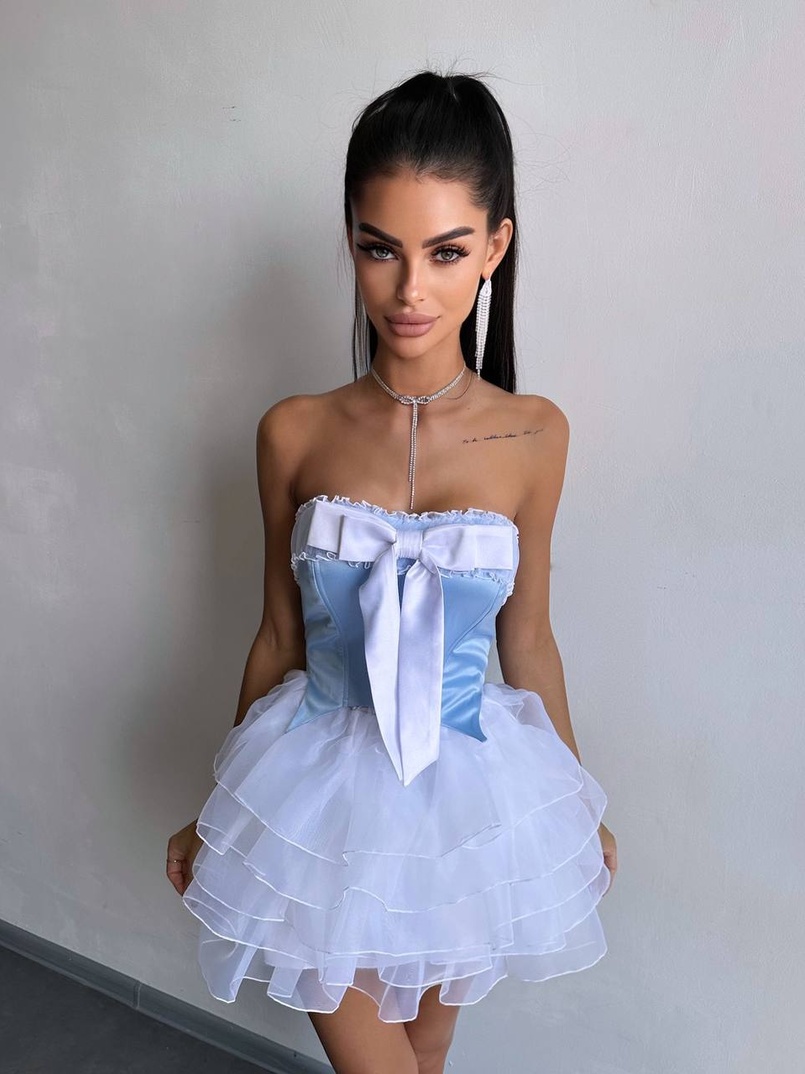 Комплект: корсет + пишна спідниця міні  Комплект: корсет + пишна спідниця міні  | PUSHKA SHOP