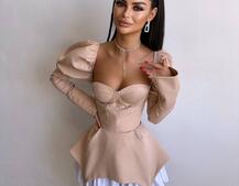 Сукня з чашечками та елементами корсету  Сукня з чашечками та елементами корсету  | PUSHKA SHOP