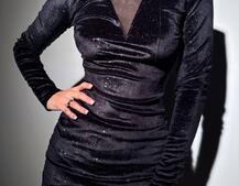 Сяюча оксамитова сукня   Сяюча оксамитова сукня   | PUSHKA SHOP