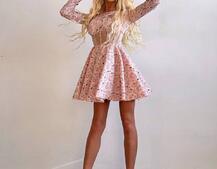 Корсетна сукня з пишною спідницею в квітковий Принт  Корсетна сукня з пишною спідницею в квітковий Принт  | PUSHKA SHOP