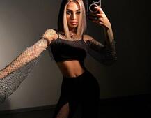 Комплект: топ + штани із сіткою зі стразами  Комплект: топ + штани із сіткою зі стразами  | PUSHKA SHOP