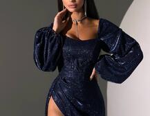 Сяючий комплект: корсет + спідниця  максі з драпіруванням Сяючий комплект: корсет + спідниця  максі з драпіруванням | PUSHKA SHOP