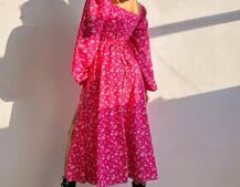 Улюблена сукня-міді зі шнурівкою на талії  Улюблена сукня-міді зі шнурівкою на талії  | PUSHKA SHOP