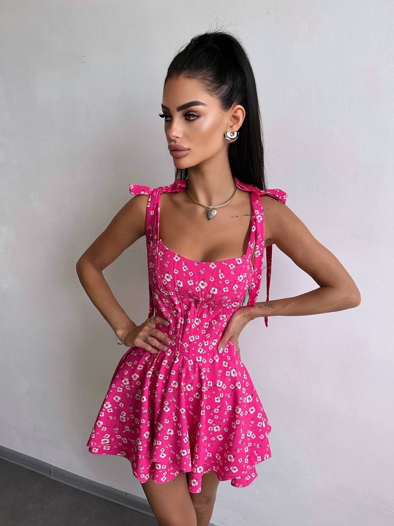 Корсетна сукня з подвійною спідницею  Корсетна сукня з подвійною спідницею  | PUSHKA SHOP