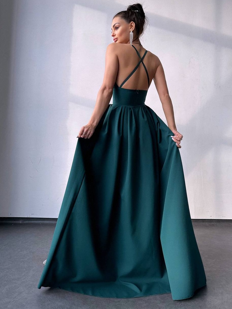 Сукня максі  з корсетним верхом і чашечками  Сукня максі  з корсетним верхом і чашечками  | PUSHKA SHOP