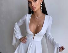 Ромпер з розкльошеними рукавами  Ромпер з розкльошеними рукавами  | PUSHKA SHOP