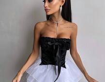 Комплект: корсет + пишна спідниця міні  Комплект: корсет + пишна спідниця міні  | PUSHKA SHOP