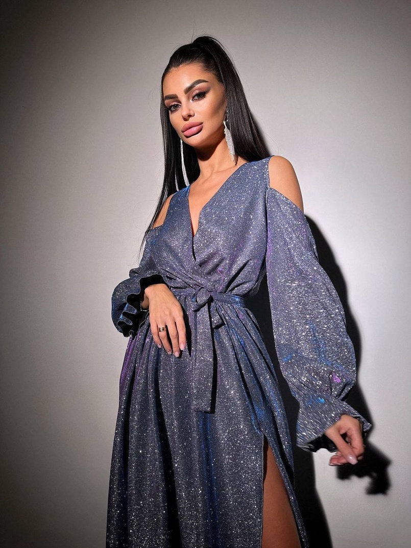 Сяюча сукня максі Сяюча сукня максі | PUSHKA SHOP