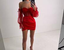 Улюблений комплект в новому виконанні: корсет бюстьє з об’ємними рукавами + спідниця міні | PUSHKA SHOP